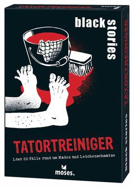 black stories - Tatortreiniger Cover von: black stories - Tatortreiniger