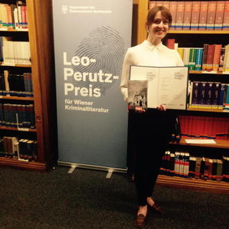 Alex Beer erhielt den Leo-Perutz-Preis 2017. Das Foto wurde freundlicher Weise vom Limes-Verlag zur Verfügung gestellt.