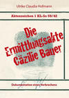 Cover von: Die Ermittlungsakte Cäzilie Bauer