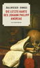 Cover von: Die letzte Karte des Johann Philipp Andreae